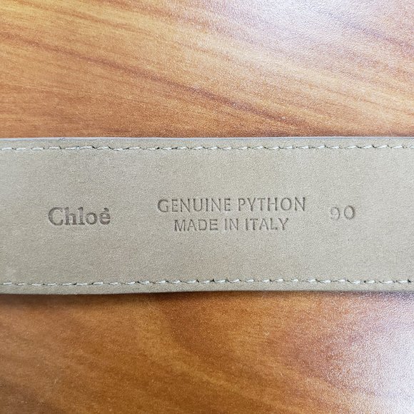 CHLOE GOLD CLASSIC BELT | WOMENS